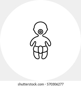 Baby in diaper