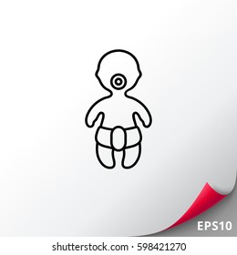 Baby in diaper
