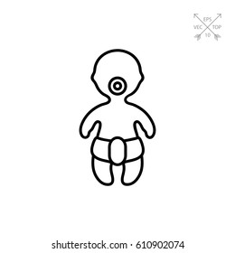 Baby in diaper