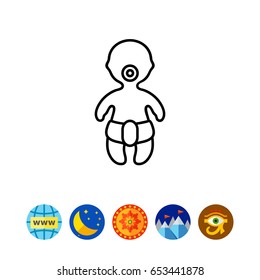 Baby in diaper