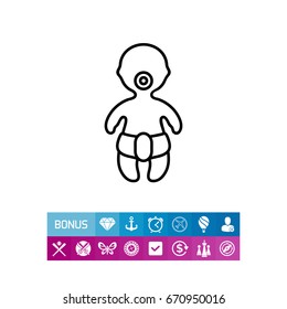 Baby in diaper
