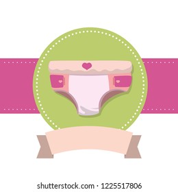 baby diaper clothes icon