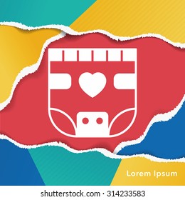 baby diaper icon