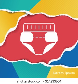 baby diaper icon