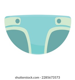 Baby diaper icon cartoon vector. Gender party. Family love
