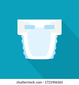 baby diaper icon - vector illustration