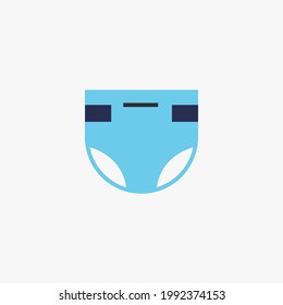 icono de vector de pañales para bebés ropa interior