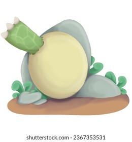 Baby Dino Luke aus dem Ei