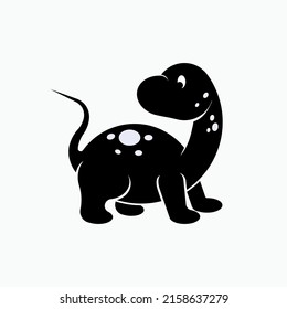 Baby Dino Icon. Little Dinosaur Symbol - Vector.