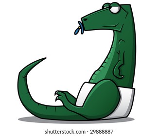 Baby dinosaur.