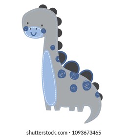 baby dinosaur vector illustration