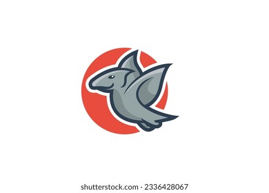 diseño del logotipo de la plantilla de vector de dinosaurio bebé