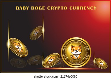 Baby Doge Coin Crypto Currency Banner