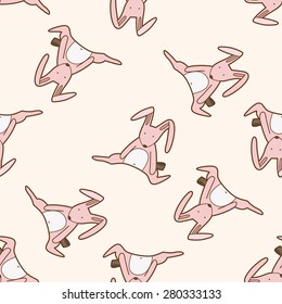 baby doll , cartoon seamless pattern background