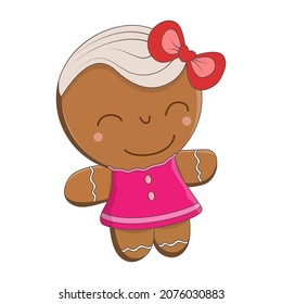 baby doll for greetings, decorations and postcards, creative design, prints and applications. Flat style.