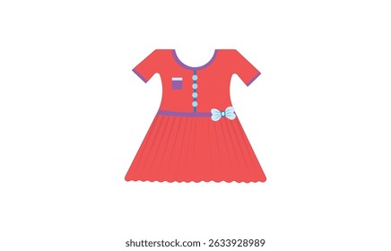 Baby dress design vector for use.