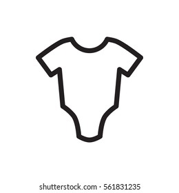 baby dress icon illustration isolated vector sign symbol