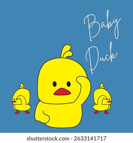 baby duck cartoon  creative   design