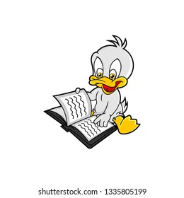 Baby Duck Read a Book