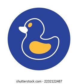 Baby duck Vector Icon fully editable

