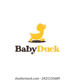 Baby Duck vector simple Templates logo design