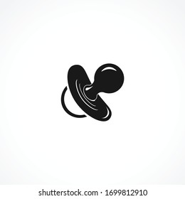 baby dummy icon. isolated vector element