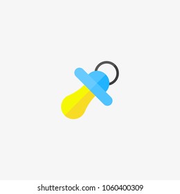 baby dummy vector icon