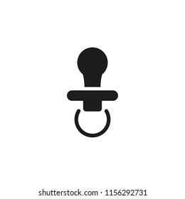 baby dummy vector icon