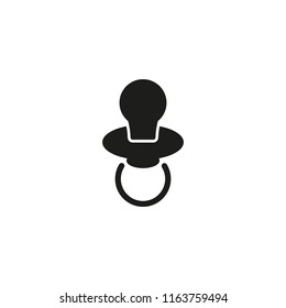 baby dummy vector icon