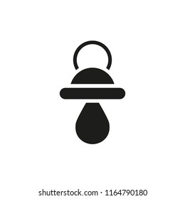 baby dummy vector icon