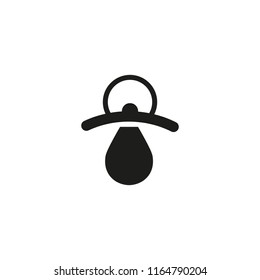 baby dummy vector icon