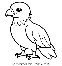 Baby eagle illustration vector file