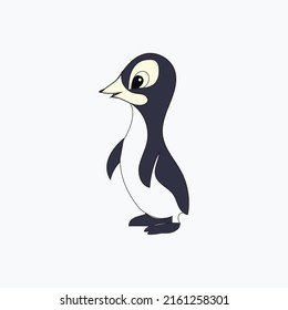 Baby easy cute penguin cartoon