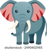 baby elephant, elephant illustration, baby elephant illustration