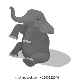 Baby Elephant Vector