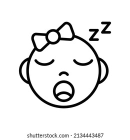 Baby Emoticon Icon Vector On Trendy Design.