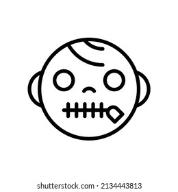 Baby Emoticon Icon Vector On Trendy Design.