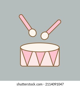 Baby equipment icon isolated on soft background. Vector illustration