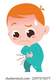 Baby Experiencing Stomach Pain and Discomfort