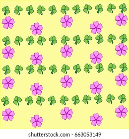 baby fabric flowers vector