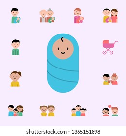 baby, family cartoon icon. family icons universal set for web and mobile