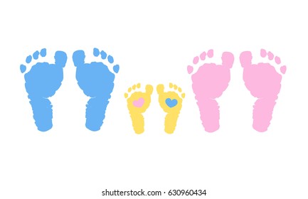 Baby family vector background. Pregnancy, mother, father and baby