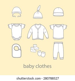 Baby fashion clothing fashion vector shirt illustration design wear art