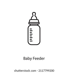 baby feeder icon in vector. Logotype