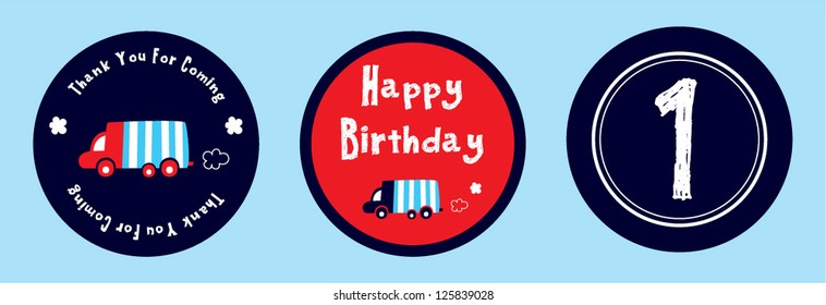 baby first birthday tag