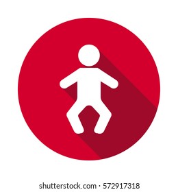 Baby flat icon.