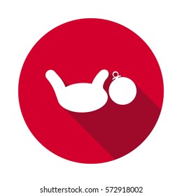 Baby flat icon.