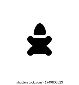 Baby flat icon. Simple style child symbol. Logo design element. T-shirt printing. eps10. Vector for sticker.