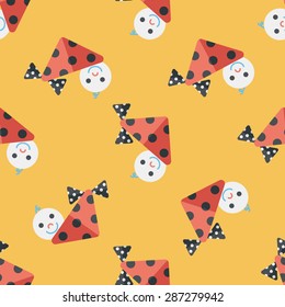 baby flat icon,eps10 seamless pattern background