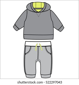 baby flat sketch template isolated 